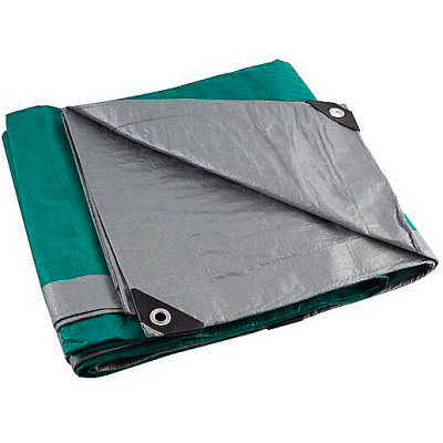 Тент универсальный водонепроницаемый Ecos 3х4 м, 100 г/м2 купить в отделе магазина Экономстрой