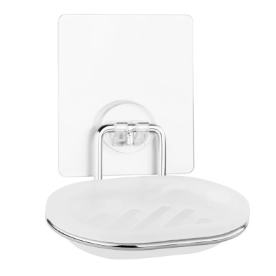 Мыльница для ванной настенная на силиконовом креплении пластиковая Kleber Lite KLE-LT036 купить в отделе магазина Экономстрой