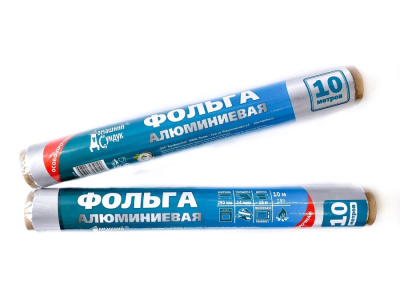 Фольга алюминиевая, особо прочная, 290 мм х 10 м, 14 мкм, ДС-200 купить в отделе магазина Экономстрой