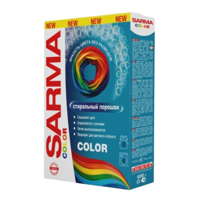Стиральный порошок Сарма Color, 400 г купить в отделе магазина Экономстрой