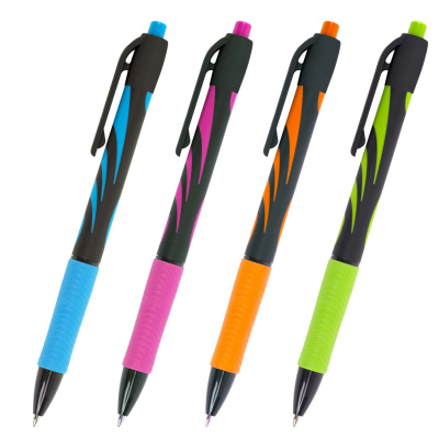 Ручка шариковая автоматическая синяя, 0,7 мм, линия 0,35 мм, Brauberg Ultra-Rt Neon 143932 купить в отделе магазина Экономстрой