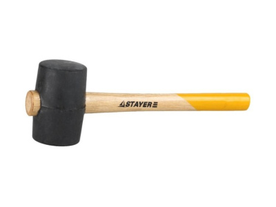 Киянка резиновая деревянная рукоятка 450 г STAYER 20505-65 купить в отделе магазина Экономстрой