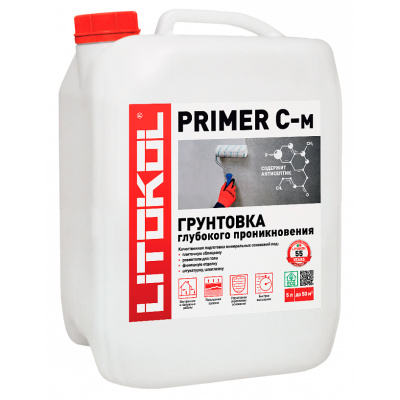 Грунтовка глубокого проникновения Litokol Primer C-m, 5 кг