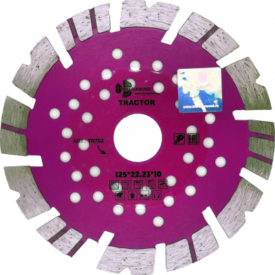 Диск отрезной алмазный Tractor (125х22,23х2,1 мм) Trio-Diamond, TR702 купить в отделе магазина Экономстрой