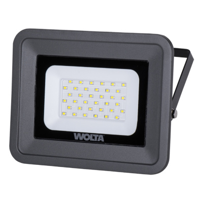 Светодиодный прожектор Wolta WFL-30W/06, 30 Вт, 5700К, IP65, 2700 Лм, серый