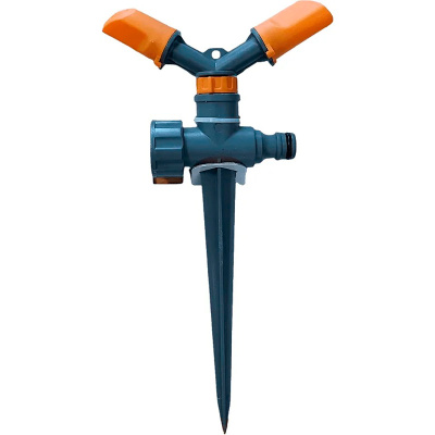 Разбрызгиватель 2-х рожковый вращающийся на колышке, GLQ GL 2015 купить в отделе магазина Экономстрой