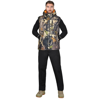 Жилет утепленный Сириус-Зодиак, КМФ Темный лес, р. 104-108 купить в отделе магазина Экономстрой