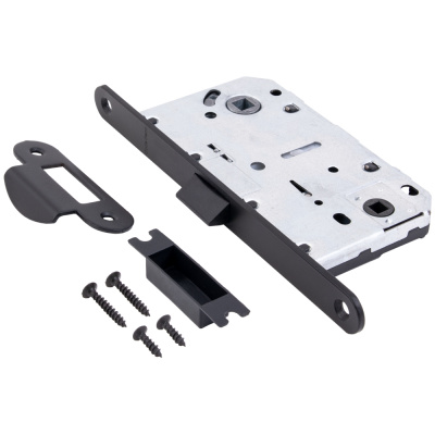 Защёлка врезная с фиксацией Code Deco, 5300-P-WC-BLM, черный  купить в отделе магазина Экономстрой