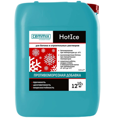 Жидкость противоморозная Cemmix Hotice 10 л купить в отделе магазина Экономстрой