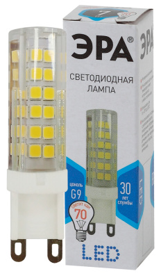 Лампа светодиодная капсульная Эра LED smd JCD-7W-CER-840-G9 560lm 4000К, Б0027866 купить в отделе магазина Экономстрой