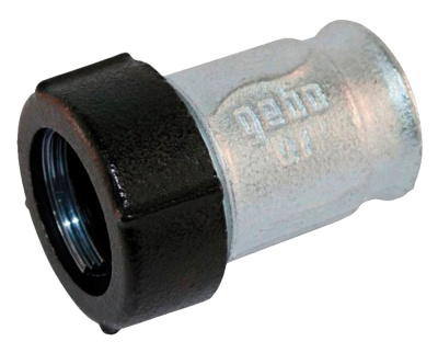 Муфта обжимная чугунная оцинкованная, внутренняя резьба, Gebo Quick, 1 1/4" купить в отделе магазина Экономстрой