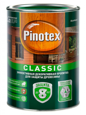 Антисептик Pinotex CLASSIC бесцветный для наружных работ  1л
