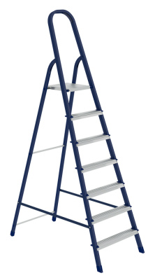 Стремянка Сталь, 7 алюминиевых ступеней 1,45м./3,50м   купить в отделе магазина Экономстрой