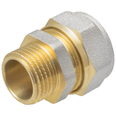 Соединитель обжимной с переходом на наружную резьбу MPF (MasterProf) ИС.072553, 20х1/2" купить в отделе магазина Экономстрой