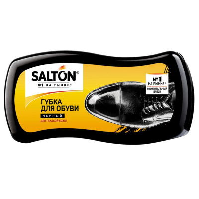 Губка-волна для обуви из гладкой кожи Salton, черная купить в отделе магазина Экономстрой