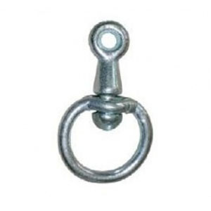 Кольцо оцинкованное с вертлюгом, 10 мм купить в отделе магазина Экономстрой