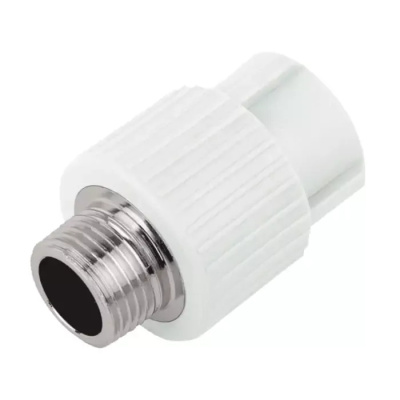 Соединитель PP-R с переходом на наружную резьбу, RTP (РосТурПласт) 10665, 25х3/4" купить в отделе магазина Экономстрой