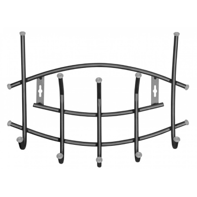 Вешалка настенная "Ника-Премиум", металлическая, 5 крючков, 440х300х85 мм купить в отделе магазина Экономстрой