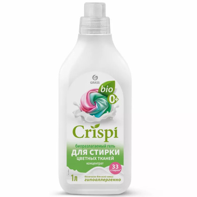 Гель для стирки цветного белья Grass, Crispi, концентрат, 1 л купить в отделе магазина Экономстрой