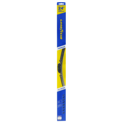 Щетка стеклоочистителя бескаркасная Goodyear Premium, 24&quot;/60 см (8 переходников)
