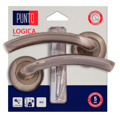 Ручка Punto раздельная LM/A R.TL54.LOGICA/HD ABG-6, бронза купить в отделе магазина Экономстрой
