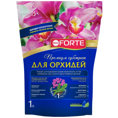 Грунт специализированный Bona Forte, Орхидея 1 л