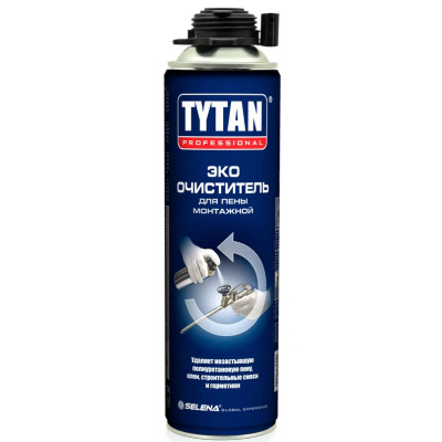 Очиститель монтажной пены Tytan Эко, 500 мл