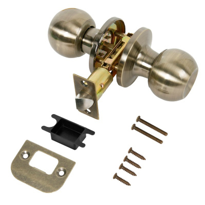 Ручка защелка Punto DK672/BL AB-PS (без фик.) бронза купить в отделе магазина Экономстрой