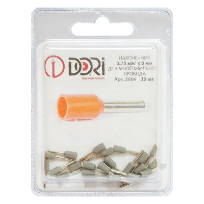 Наконечник штыревой НШВИ, 0,75 м², 25 шт купить в отделе магазина Экономстрой