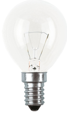 Лампа накаливания OSRAM шар прозрачный CLASSIC P45 CL 40W E14 400lm 2700К, 4008321788702