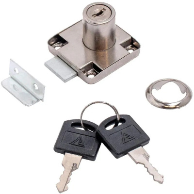 Замок мебельный StahlBuro 138-22М хромированный купить в отделе магазина Экономстрой