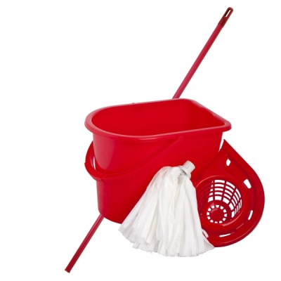 Набор для пола МОП СЕТ ведро 14 л + черенок + насадка ЙОРК купить в отделе магазина Экономстрой