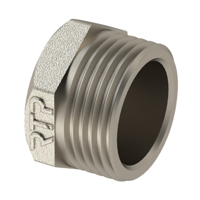 Заглушка латунная, наружная резьба, RTP (РосТурПласт) 34865, G 1/2" купить в отделе магазина Экономстрой