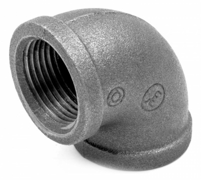 Угольник проходной, внутренняя-внутренняя резьба, Fittex, ЧУГУН ДУ 40 (1 1/2") купить в отделе магазина Экономстрой