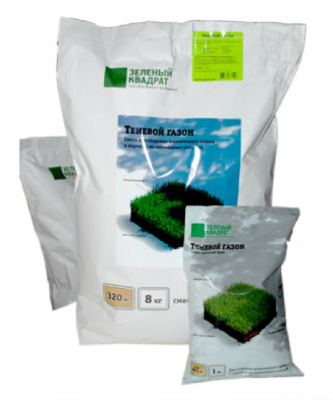 Семена газона Зеленый квадрат ТЕНЕВОЙ, 1 кг