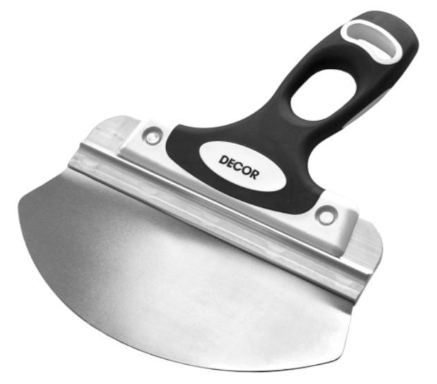 Шпатель 200 мм "Для ведра" нержавеющая сталь, двухкомпонентная ручка DECOR 317-8200 купить в отделе Шпатели фасадные магазина Экономстрой