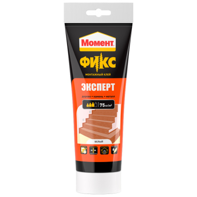 Монтажный клей Момент Монтаж Фикс эксперт, 250 г купить в отделе магазина Экономстрой