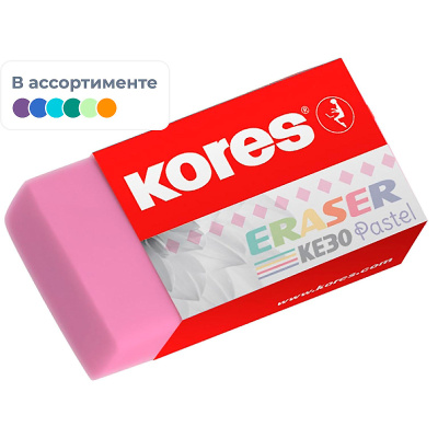 Ластик Kores, 40x21x10 мм