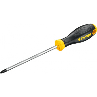 Отвертка крестовая Stayer, PZ1х100 мм