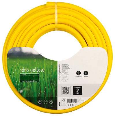Шланг армированный 3-х слойный Fitt Idro Yellow, 1/2", 25 м купить в отделе магазина Экономстрой