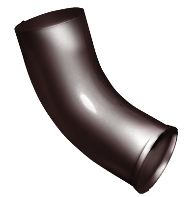 Колено стока 90 мм, RAL 8017 РЕ, двусторонний купить в отделе магазина Экономстрой