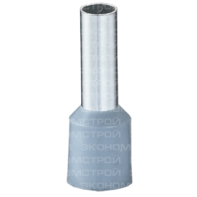 Наконечник штыревой втулочный изолиров.медный НШВИ 4-9 серый  купить в отделе магазина Экономстрой