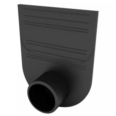 Заглушка-переходник для каналов пластиковых Ecoteck Стандарт 100.125 и 100.175, черный