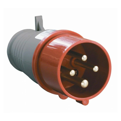 Вилка кабельная IEK, 16А 3Р+E, IР44, 380В купить в отделе магазина Экономстрой