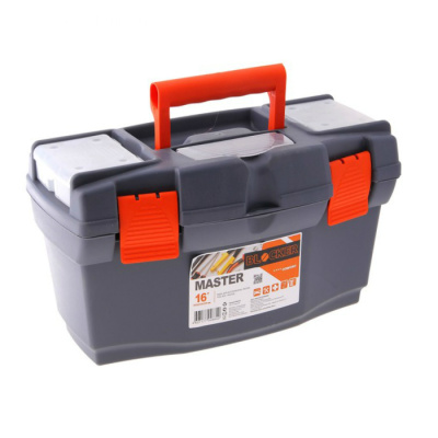 Серо-свинцовый/оранжевый ящик для инструментов BLOCKER MASTER BR6004СРСВЦОР, 16&quot;
