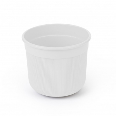 Горшок для цветов с дренажной вставкой Сканди, 2 л, белый купить в отделе магазина Экономстрой