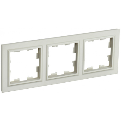 Рамка 3-местная BRITE IEK, бежевый, BR-M32-K10 купить в отделе магазина Экономстрой