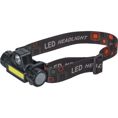 Фонарь светодиодный Navigator, NPT-H25-ACCU, 5 Вт, CREE, LED+3Вт, COB, LED, аккумуляторный, налобный