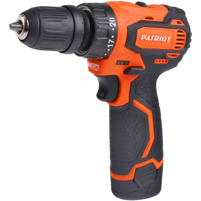 Аккумуляторная дрель-шуруповерт Patriot BR 369Li 180201369, 12 В (2х2 Ач)