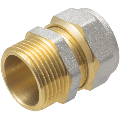 Соединитель обжимной с переходом на наружную резьбу MPF (MasterProf) ИС.072554, 20х3/4" купить в отделе магазина Экономстрой